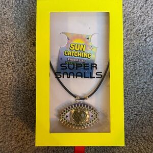 Prism Eye Necklace - Black and Gold